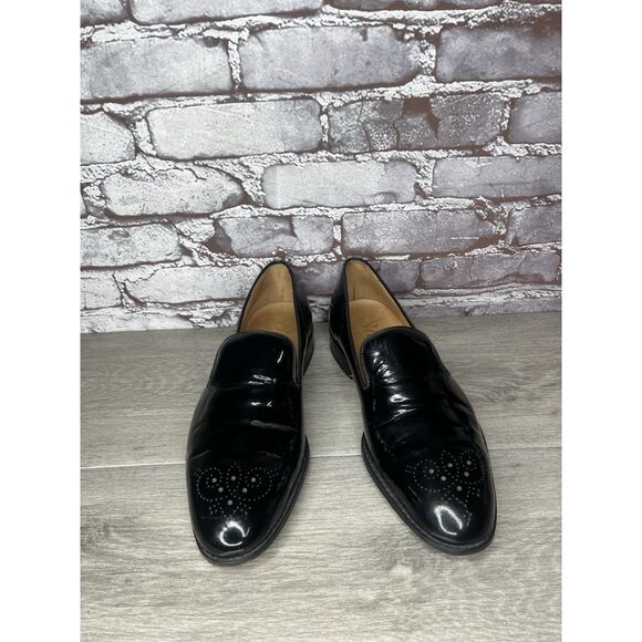 3DM Lifestyle Black Patent Loafers Dress Tuxedo Shoes Men’s Sz 8UK/8.5M US/42EU main image 10